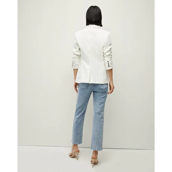 NWT Veronica Beard Iconic Scuba Dickey Jacket Blazer White Size 20 - Picture 5 of 13